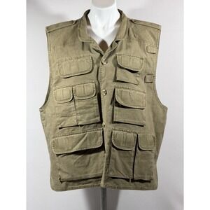 Trail Designs Hunting Vest Mens XL Green Utility Field Gorpcore Outdoors